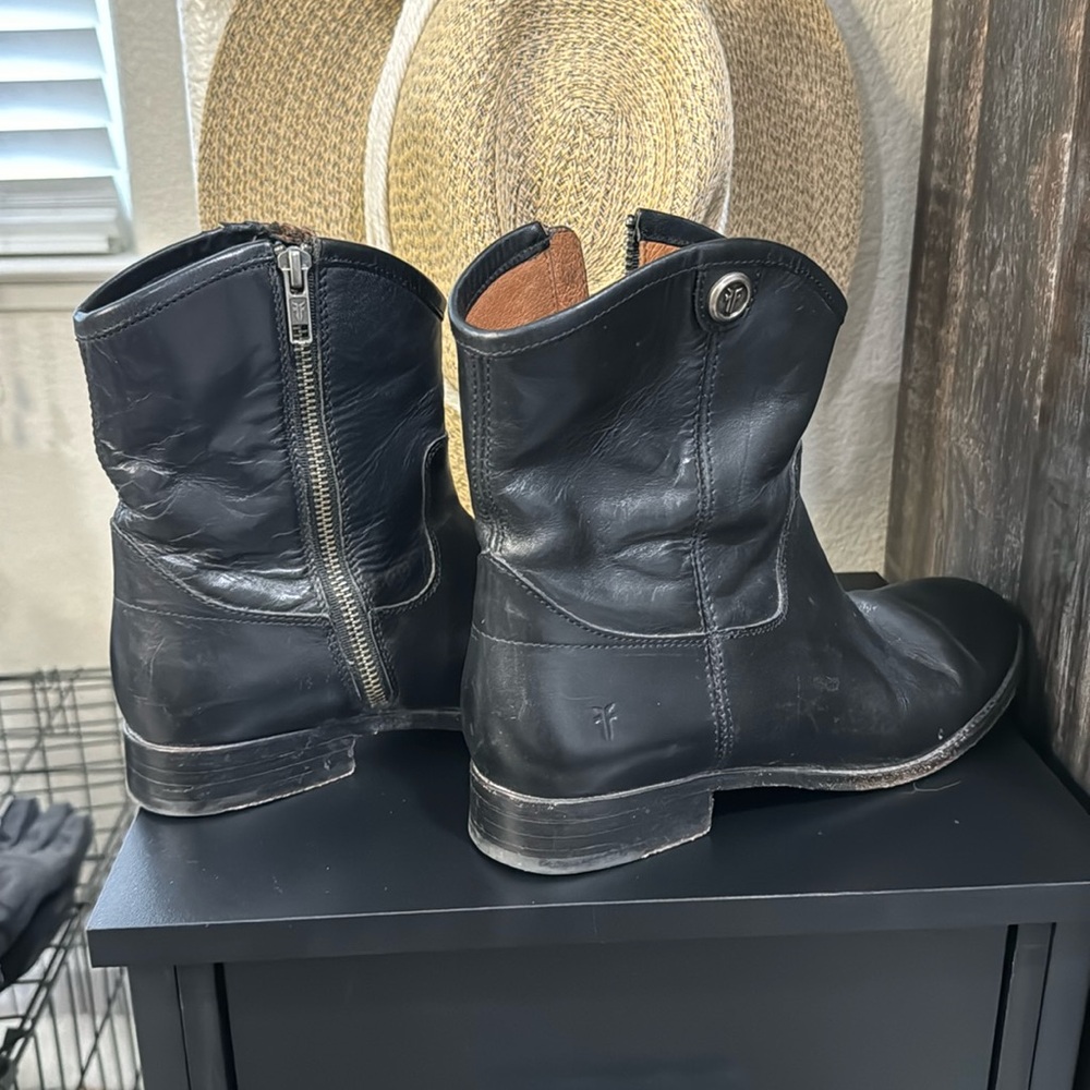 Frye Leather Booties- Size 9